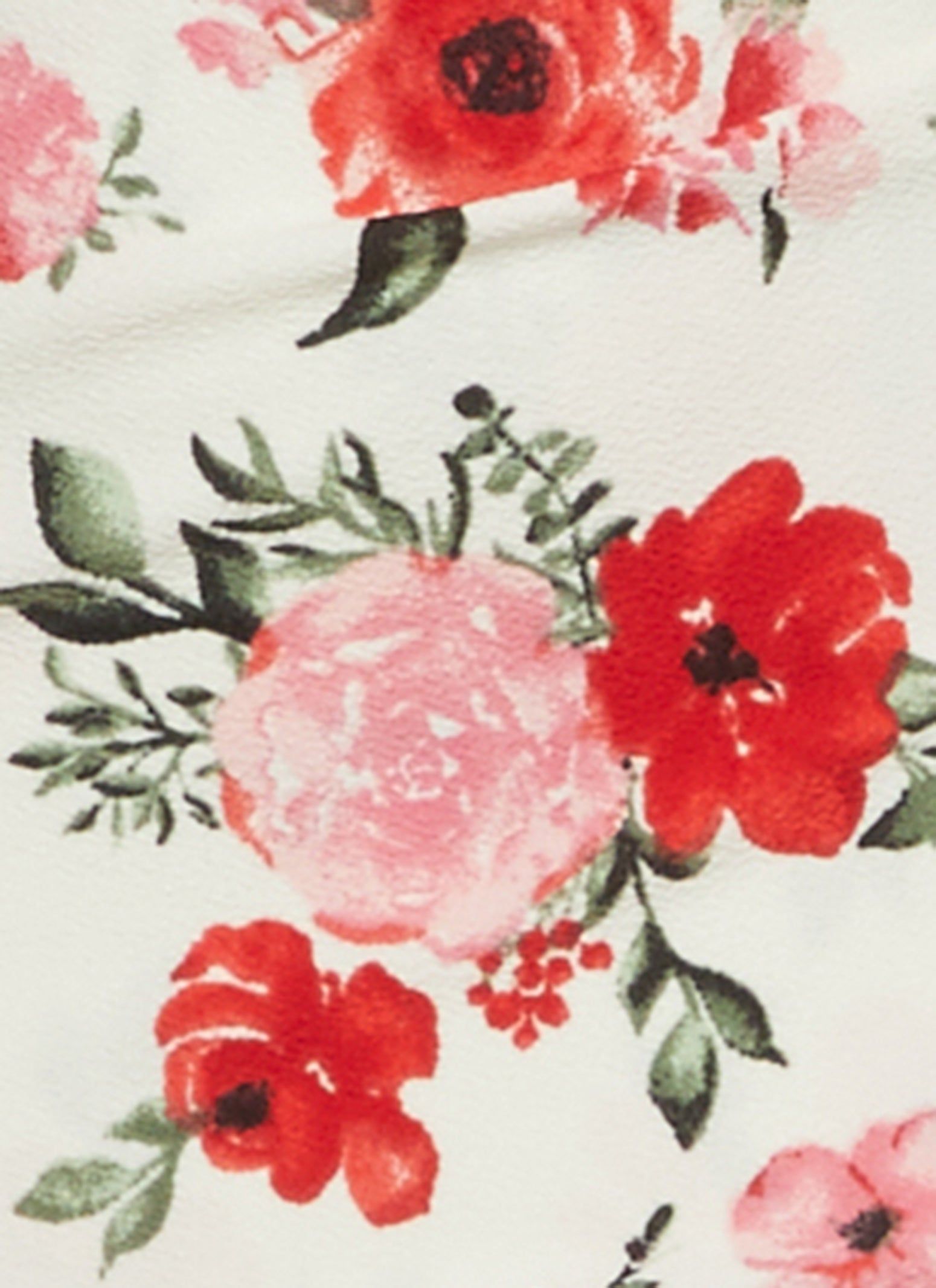 Floral Print Contrast Trim Tulip Hem Dress sold by Rainbow product image thumbnail 4