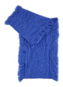 Textured Knit Frayed Infinity Scarf sold by Rainbow