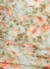Plus Size Haute Monde Floral Chiffon Peasant Dress sold by Rainbow