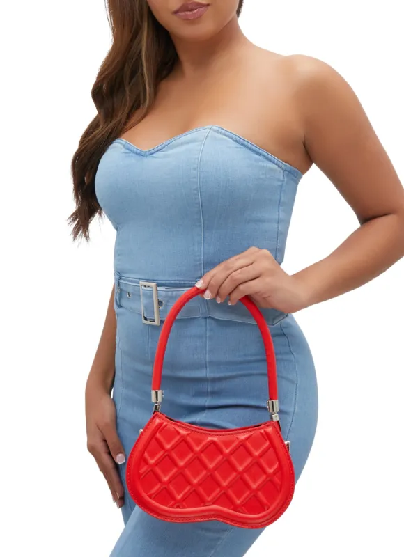 Geometric Embossed Handbag sold by Rainbow