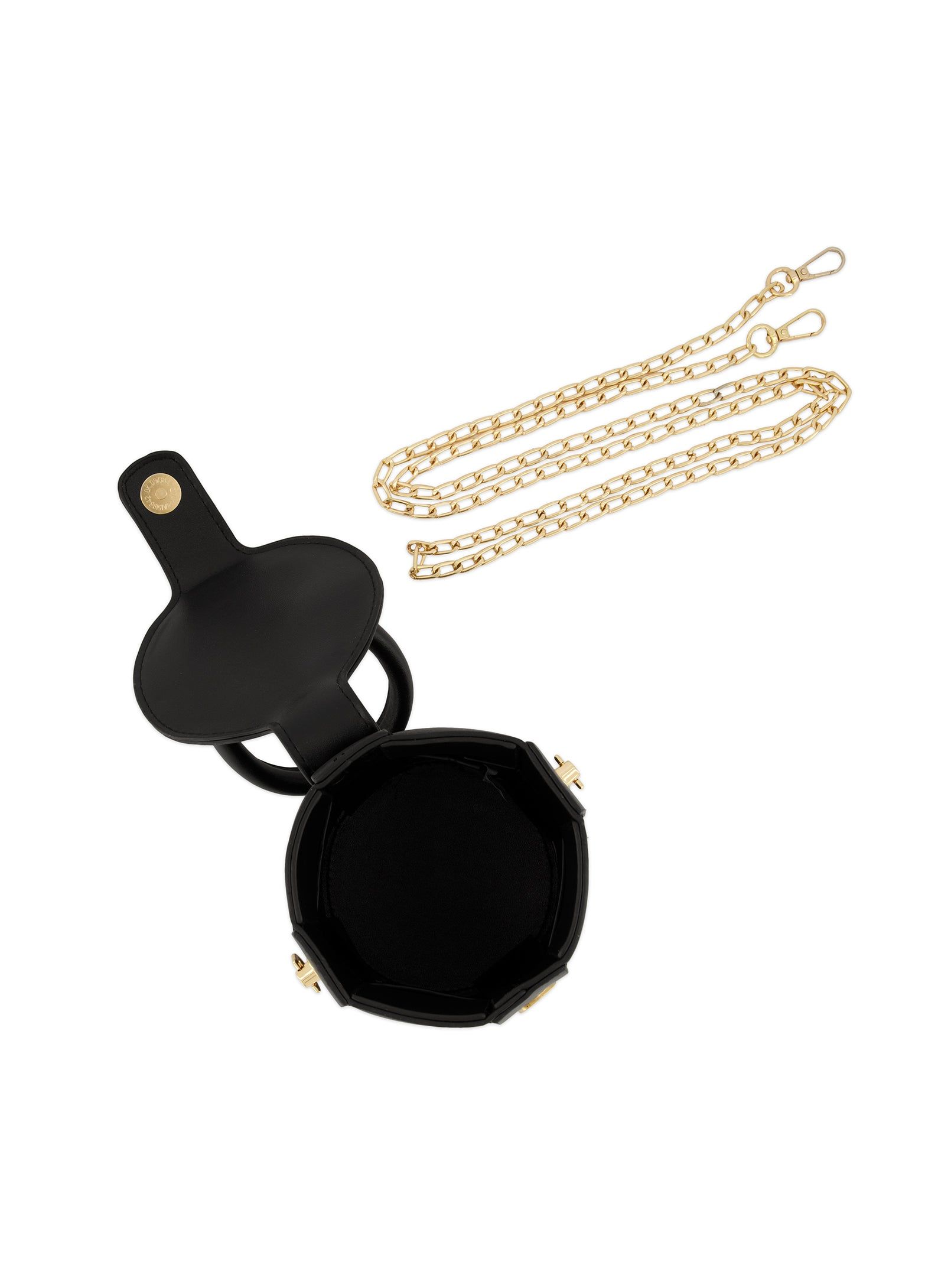 Faux Leather Cylinder Crossbody Handbag sold by Rainbow product image thumbnail 5