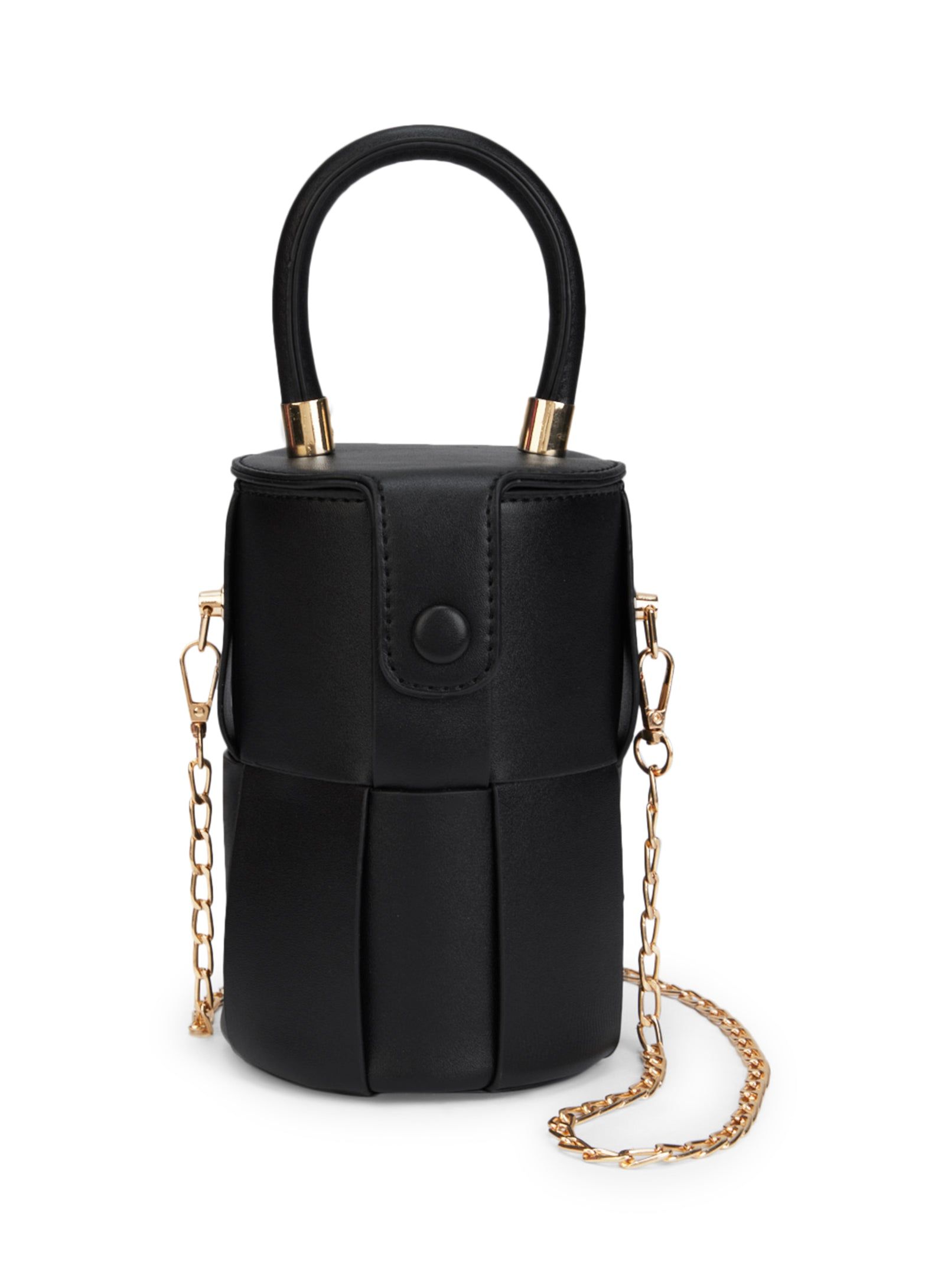 Faux Leather Cylinder Crossbody Handbag sold by Rainbow product image thumbnail 2