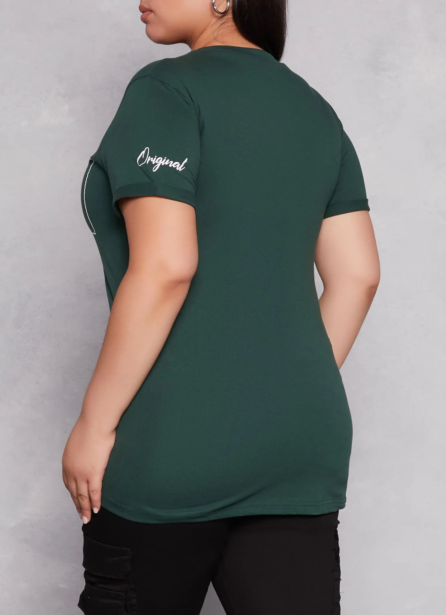 Plus Size Im Not Perfect But Im Original Notch Neck Tee sold by Rainbow product image thumbnail 3