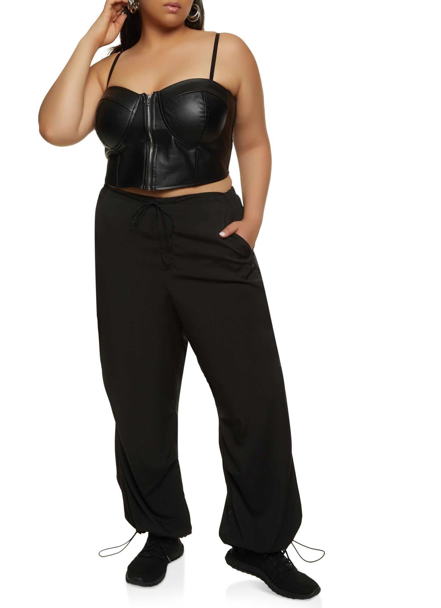 Plus Size Toggle Drawstring Joggers sold by Rainbow product image thumbnail 2