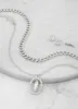 Rhinestone Charm Layered Necklace with Stud Earrings sold by Rainbow
