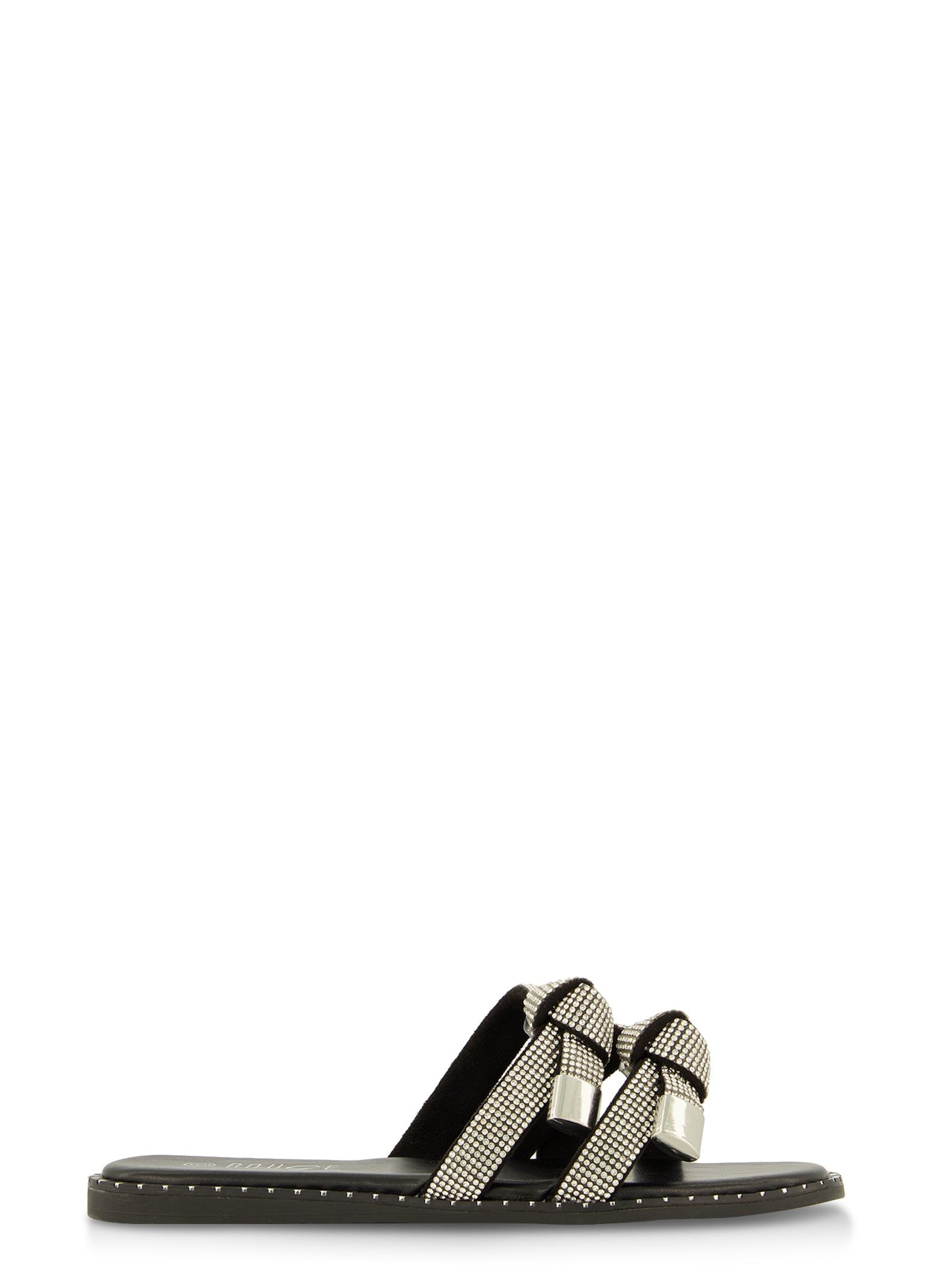 Rhinestone Knot Band Slide Sandals sold by Rainbow product image thumbnail 2