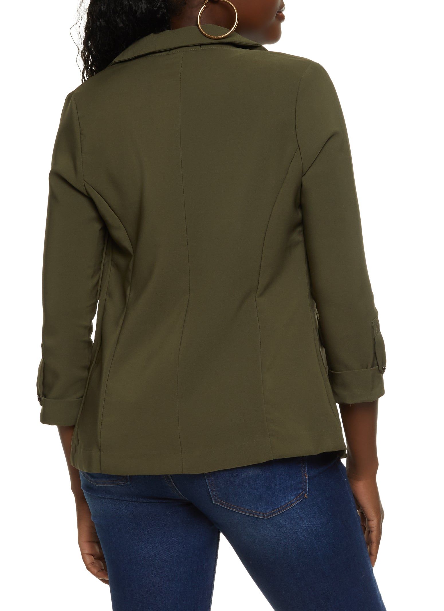 Tabbed Sleeve Blazer sold by Rainbow product image thumbnail 2