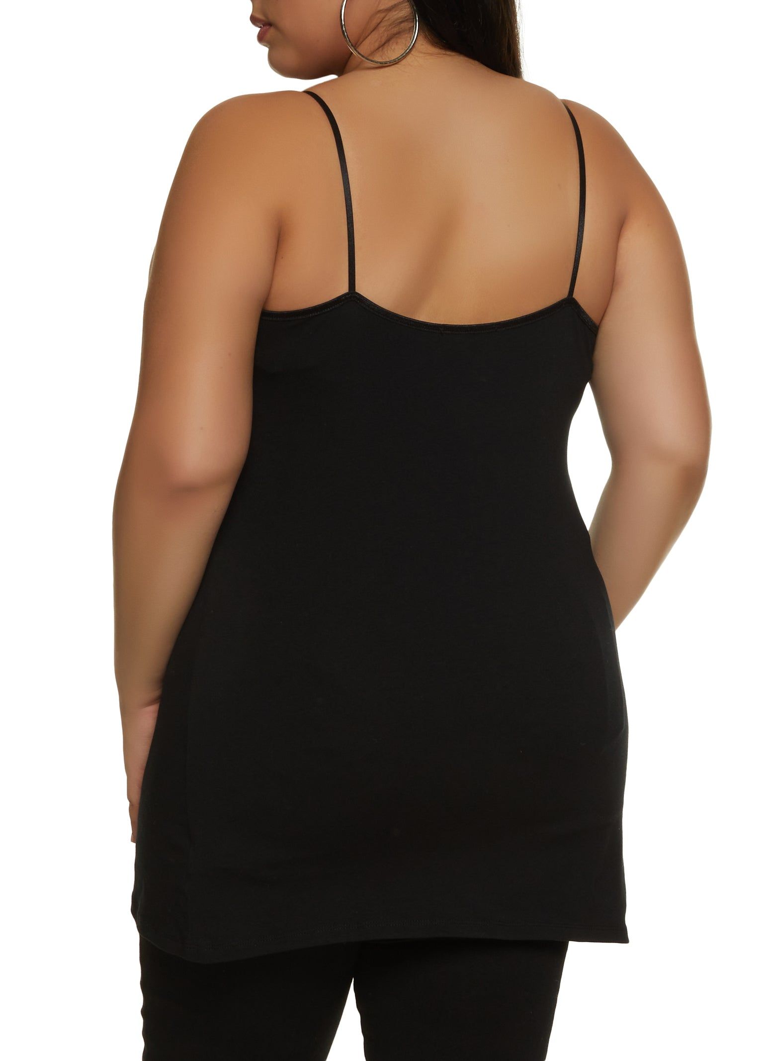 Plus Size Solid Scoop Neck Cami sold by Rainbow product image thumbnail 2