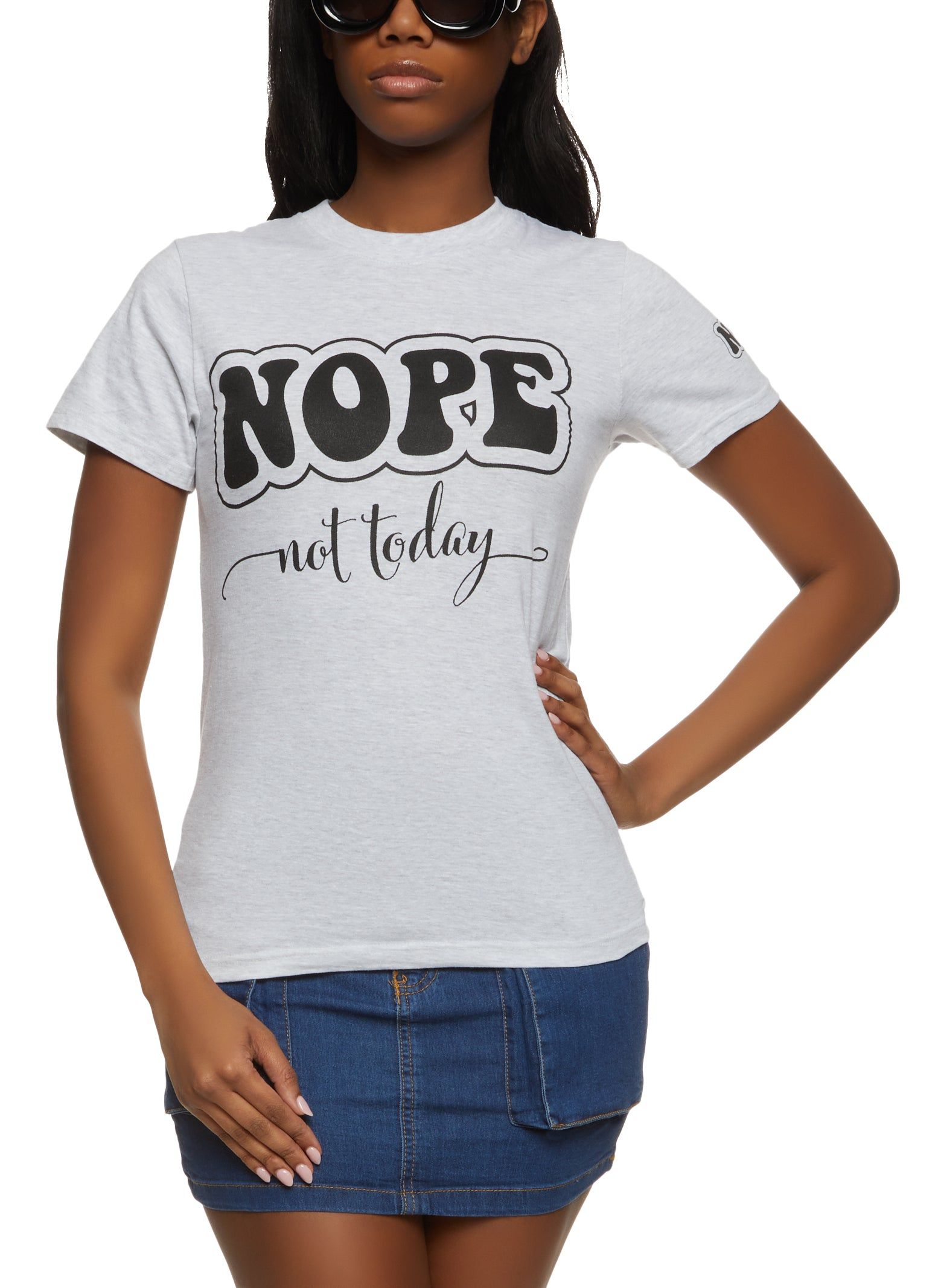 Nope Not Today Tee sold by Rainbow
