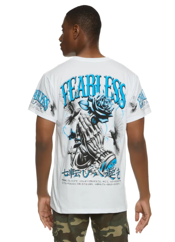 Mens Fearless Graphic Tee sold by Rainbow