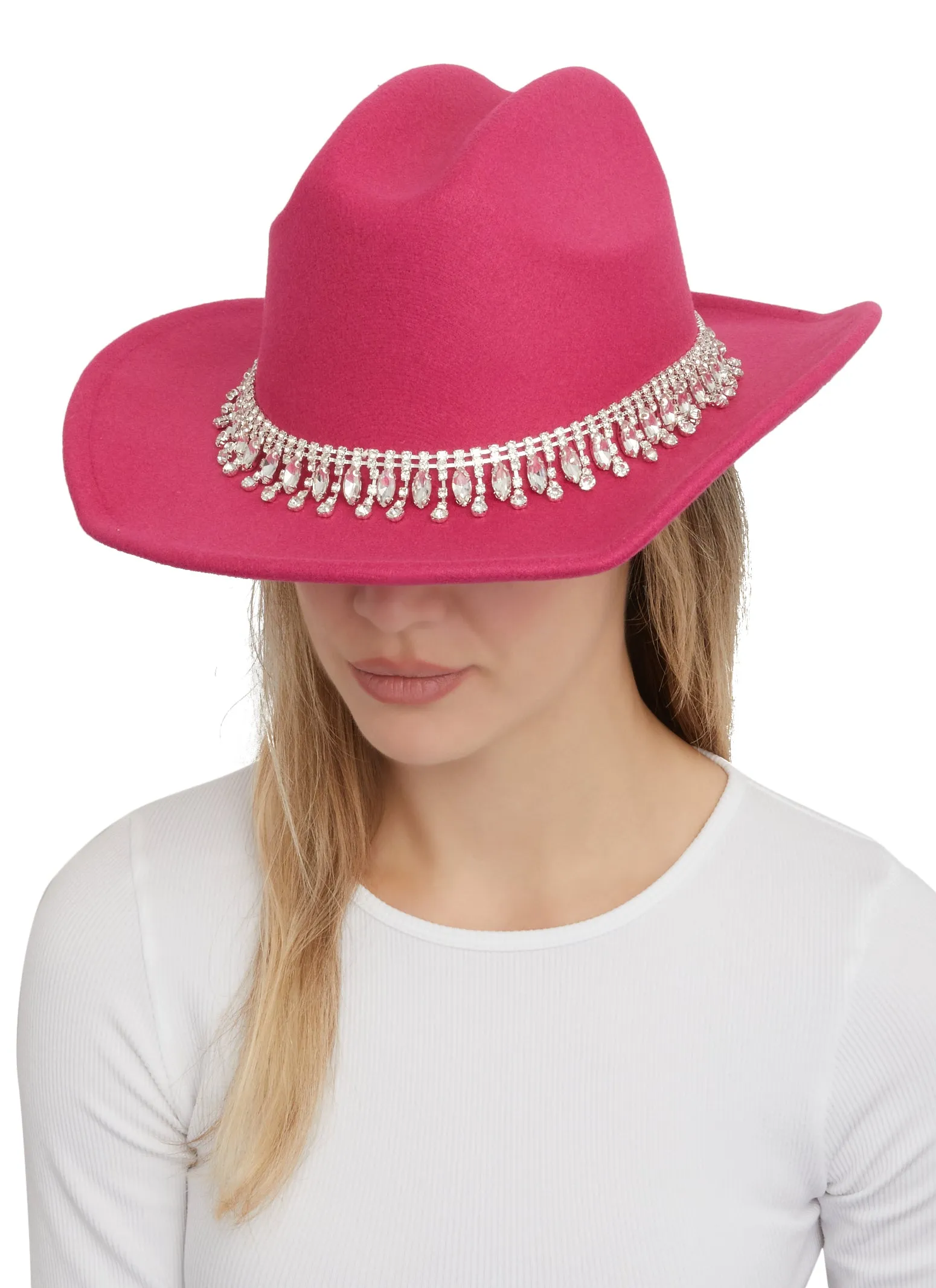 Rhinestone Trim Cowboy Hat sold by Rainbow