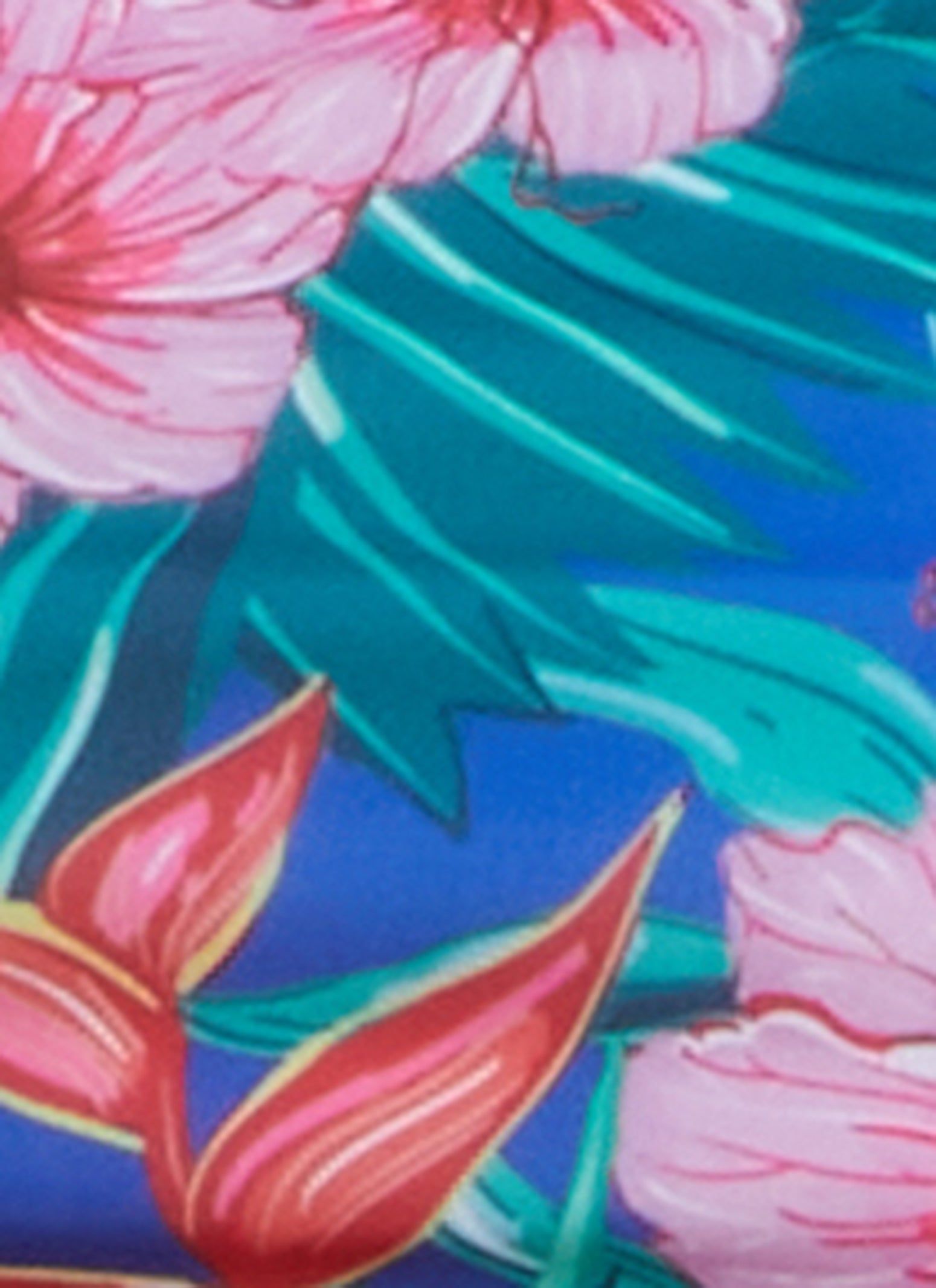 Plus Size Floral Print Bandeau Swim Bikini Top sold by Rainbow product image thumbnail 4