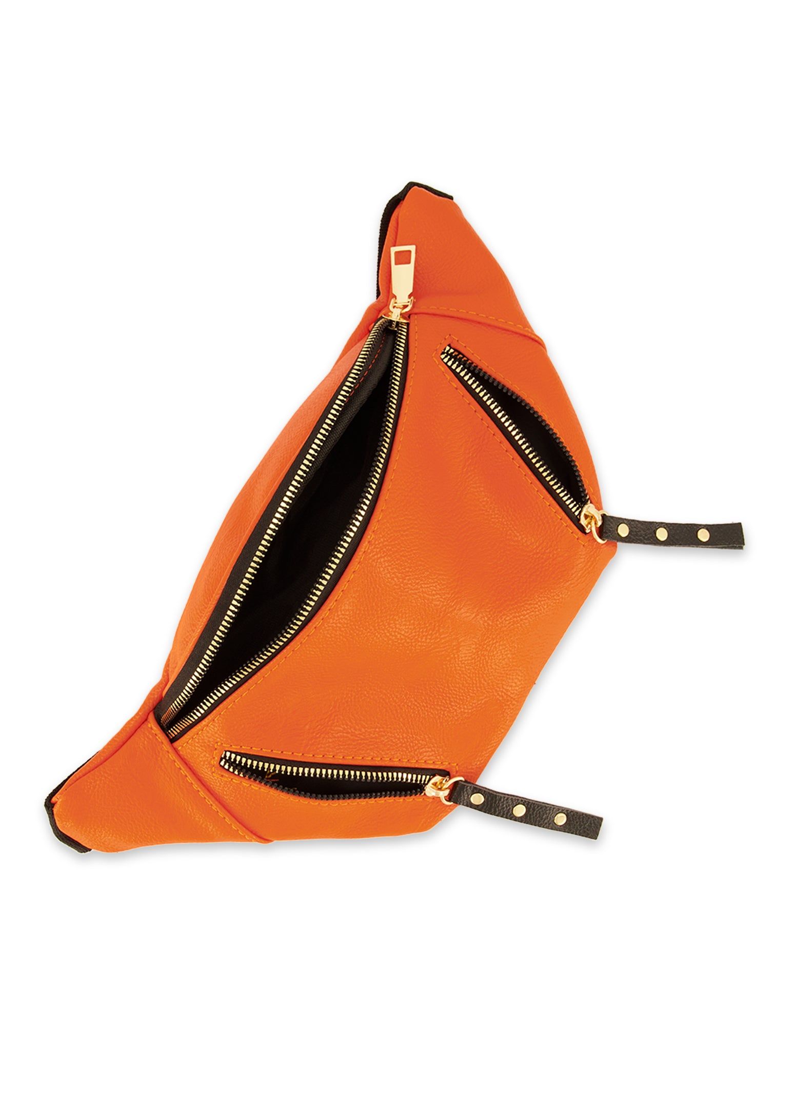 Triple Zip Studded Tab Fanny Pack sold by Rainbow product image thumbnail 3