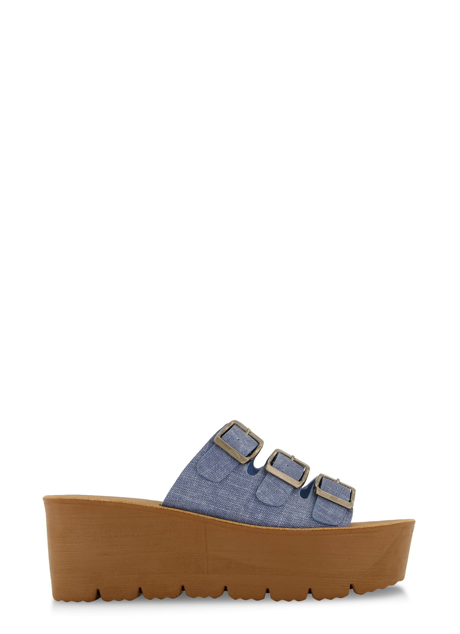 Buckle Detail Wedge Mules sold by Rainbow product image thumbnail 2