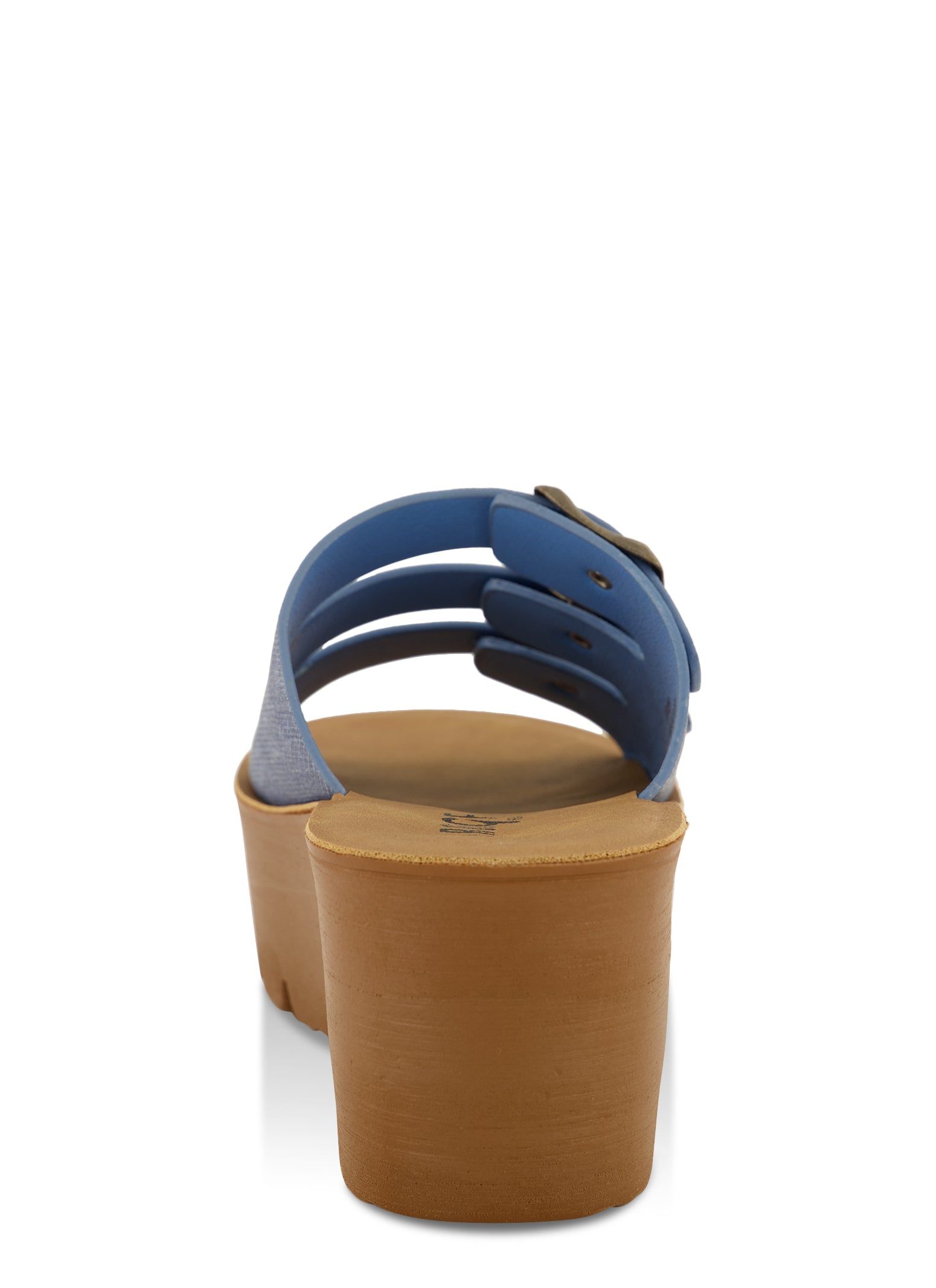 Buckle Detail Wedge Mules sold by Rainbow product image thumbnail 3