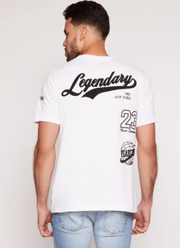 Mens Legendary 23 Graphic Tee sold by Rainbow