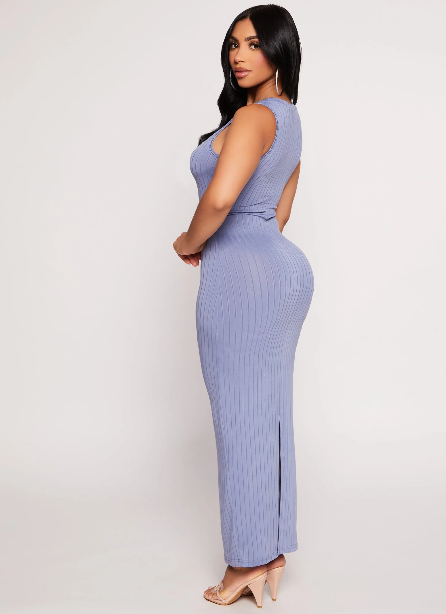 Daisy Ribbed Maxi Tank Dress sold by Rainbow product image thumbnail 3