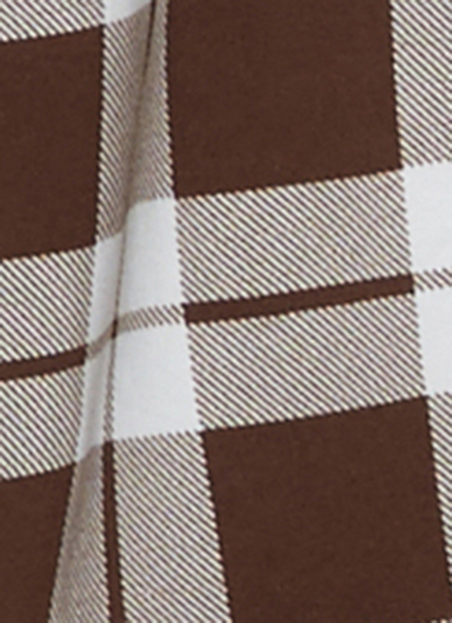 Plaid Button Front Tabbed Sleeve Shirt sold by Rainbow product image thumbnail 4