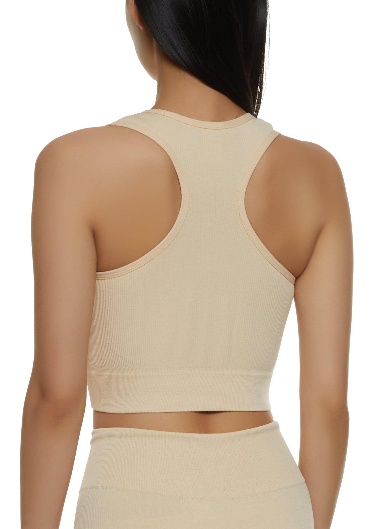 Zip Up Scoop Neck Tank Top sold by Rainbow product image thumbnail 3