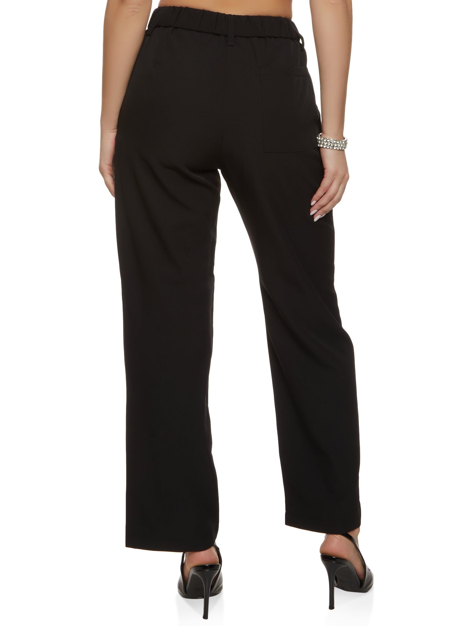 High Waisted Wide Leg Dress Pants sold by Rainbow product image thumbnail 2
