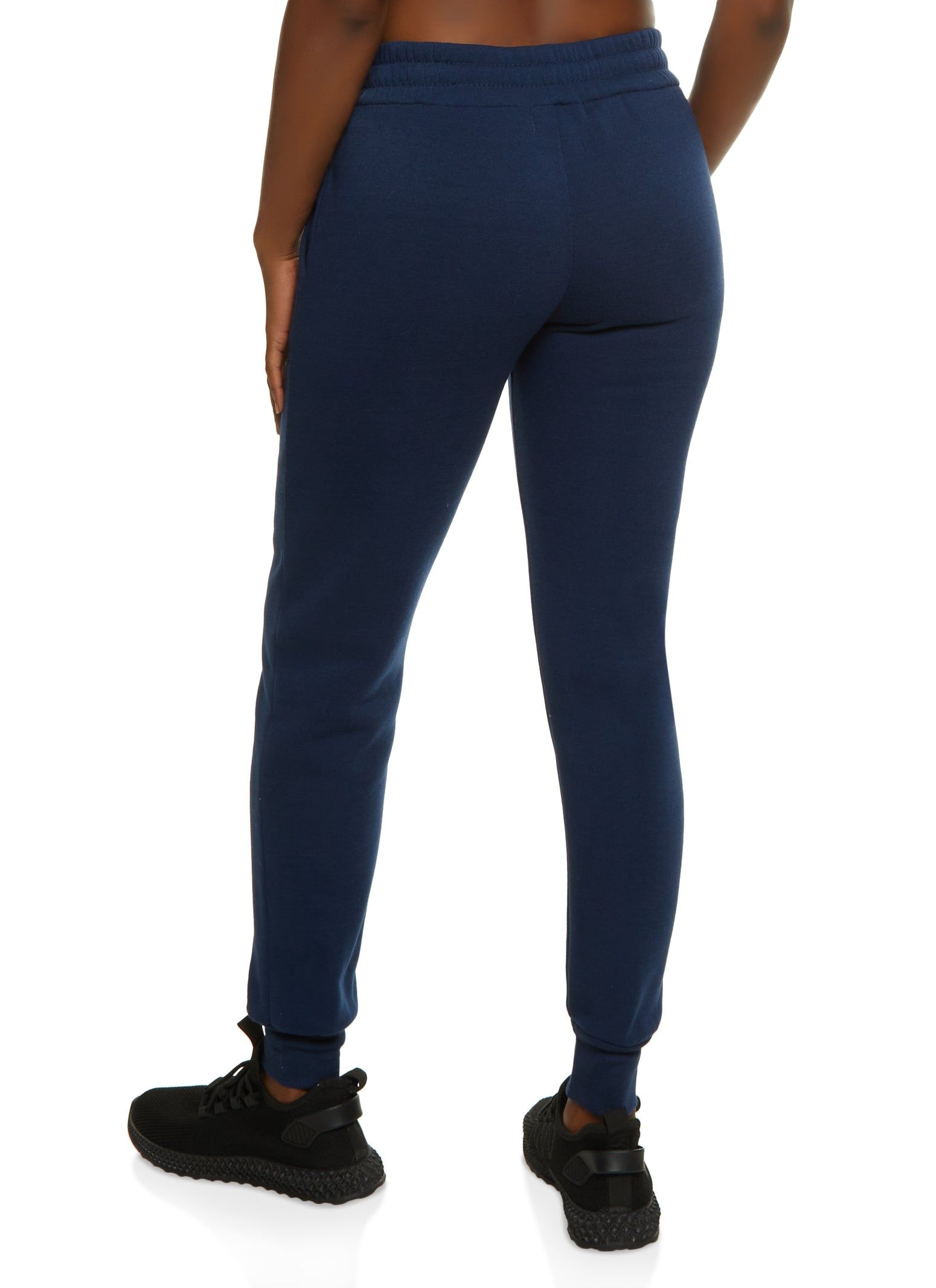 Solid Fleece Drawstring Joggers sold by Rainbow product image thumbnail 2