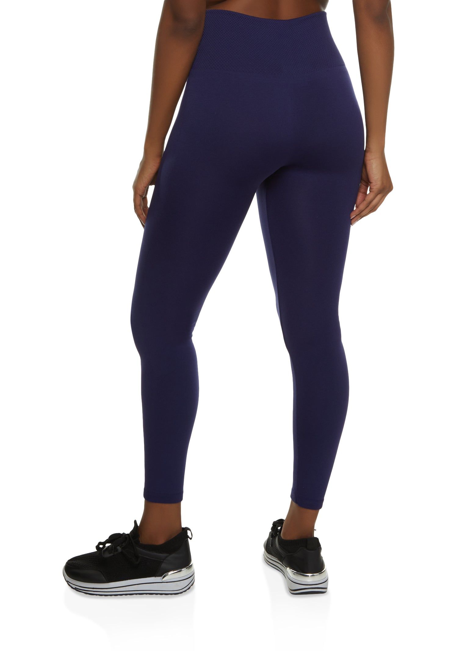 Waffle Knit Waistband Detail Leggings sold by Rainbow product image thumbnail 2