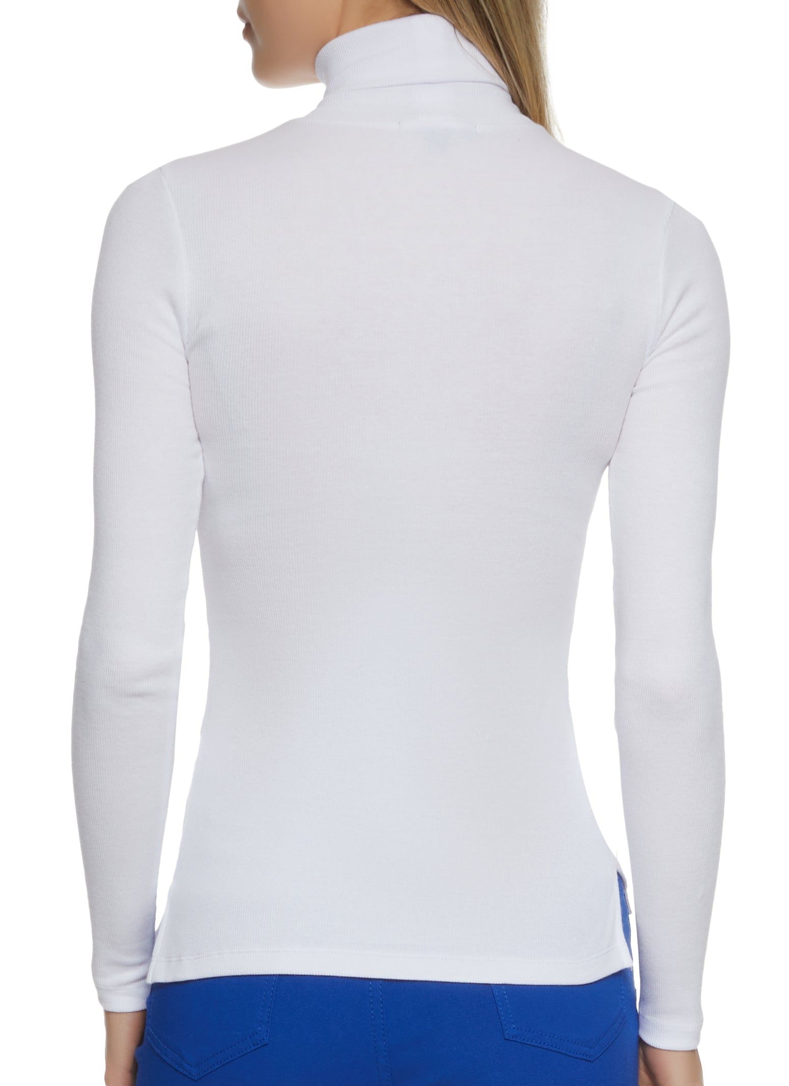 Basic Turtleneck Long Sleeve Top sold by Rainbow product image thumbnail 2