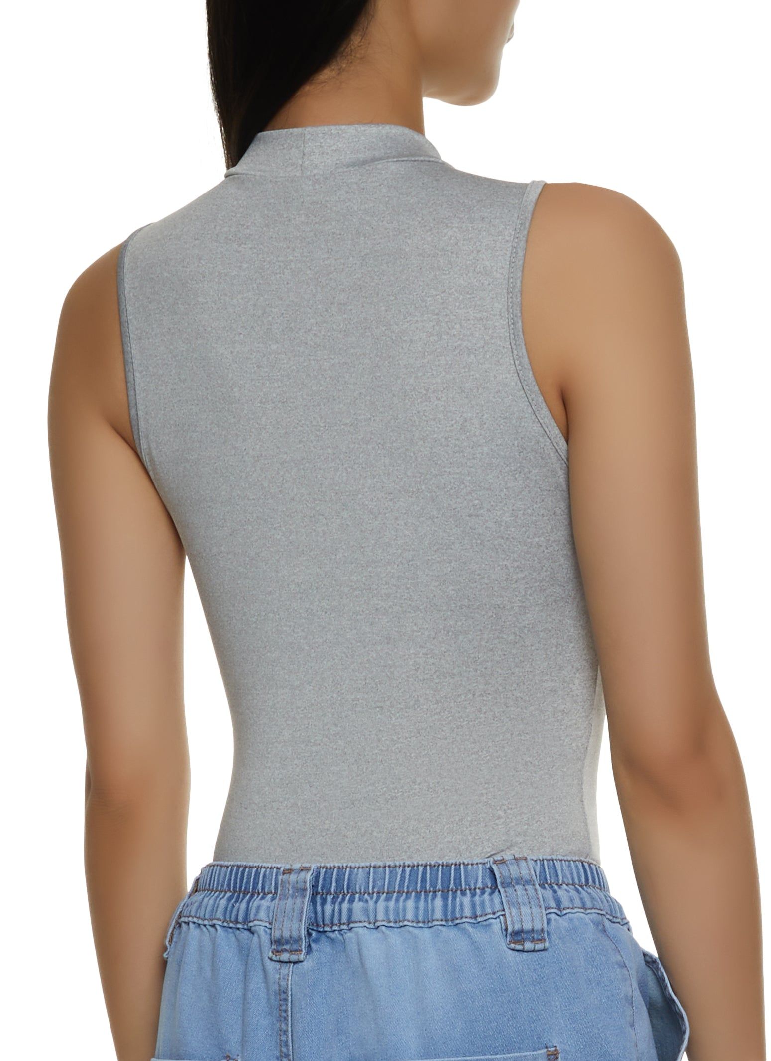 Mock Neck Tank Bodysuit sold by Rainbow product image thumbnail 3