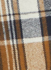 Plaid Brushed Knit Long Line Shacket sold by Rainbow