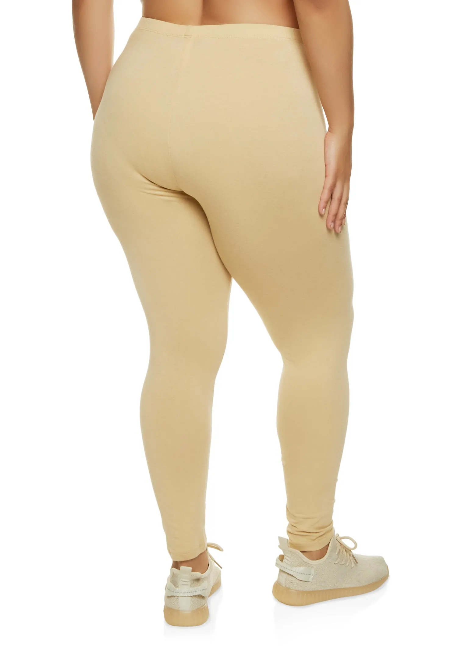 Plus Size Basic High Rise Leggings sold by Rainbow product image thumbnail 2