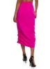 Nylon Toggle Drawstring Midi Cargo Skirt sold by Rainbow