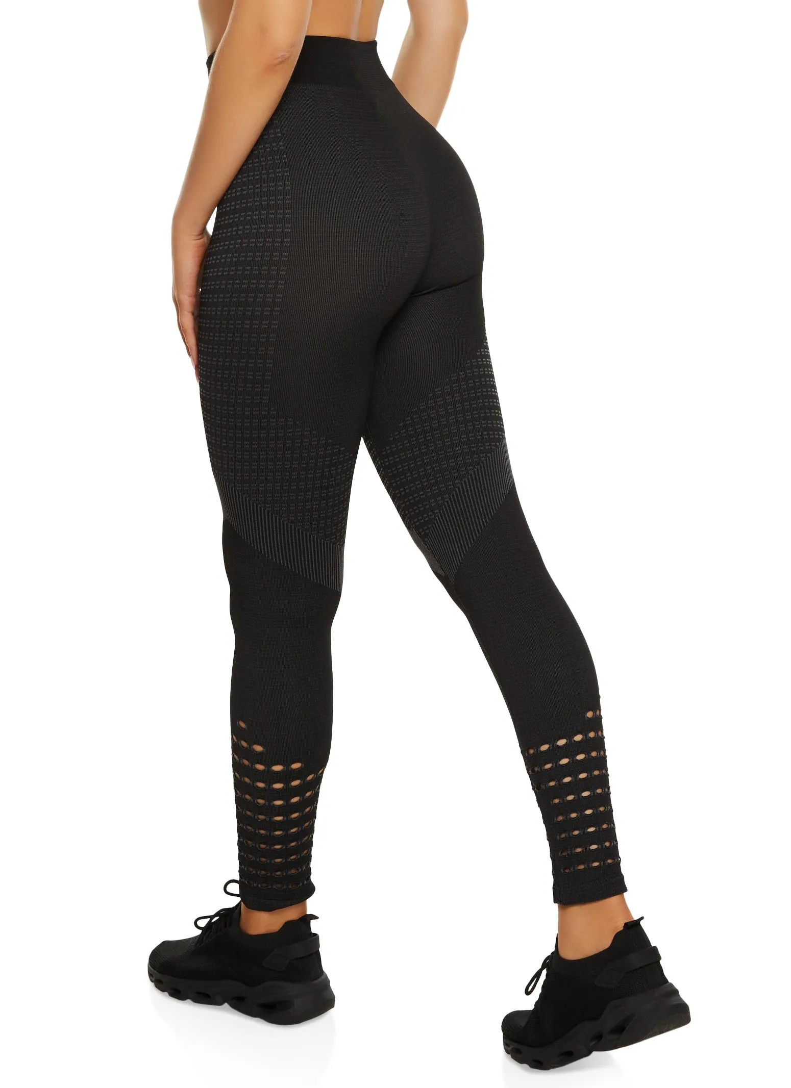 Seamless Cut Out High Waist Leggings sold by Rainbow product image thumbnail 3