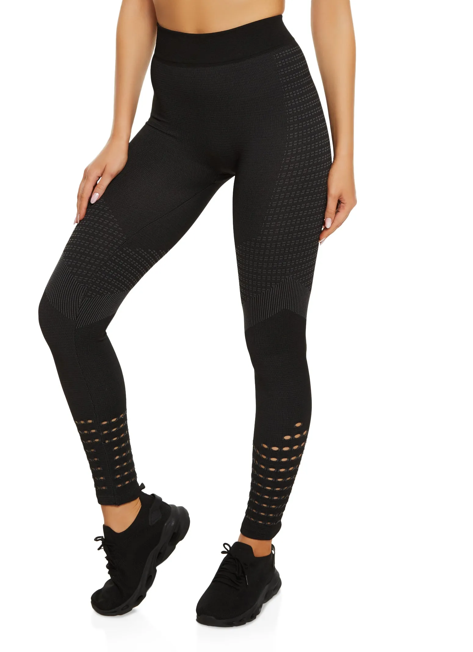 Seamless Cut Out High Waist Leggings sold by Rainbow product image thumbnail 2
