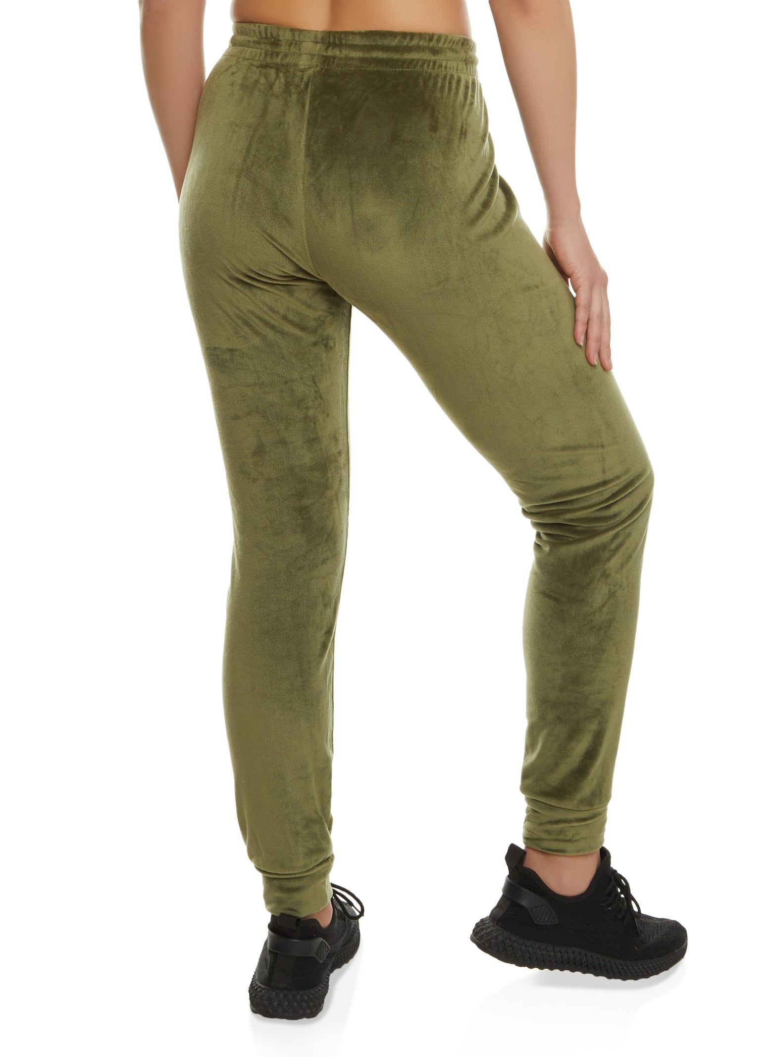 Velour Activewear Drawstring Joggers sold by Rainbow product image thumbnail 2