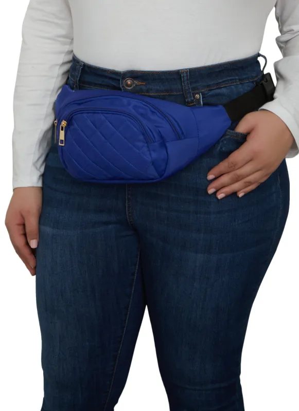 Quilted Zip Nylon Fanny Pack sold by Rainbow