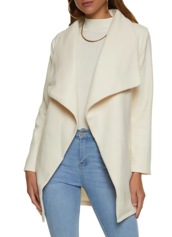 Belted Shawl Collar Wrap Coat sold by Rainbow