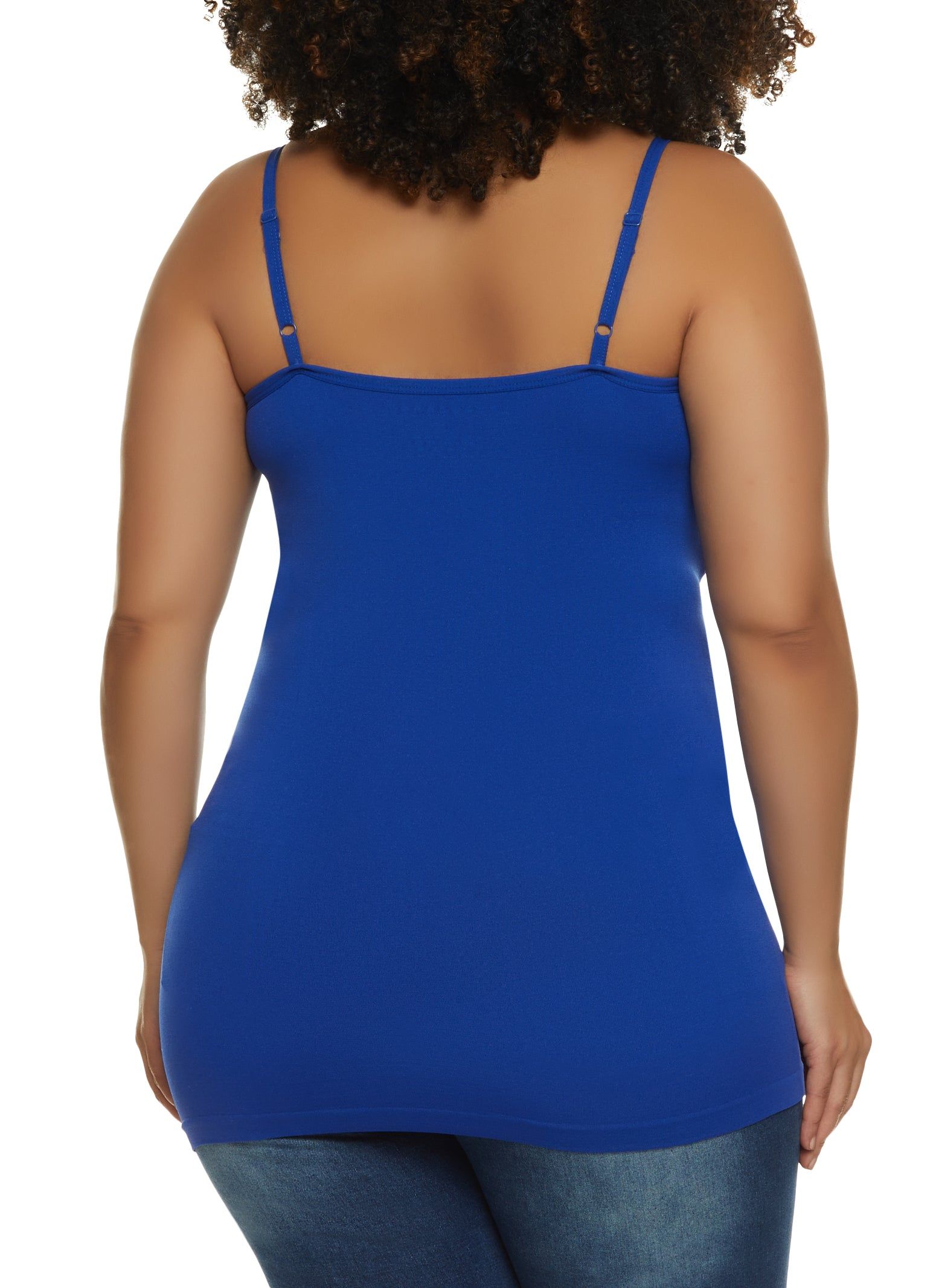 Plus Size Basic Seamless Scoop Neck Cami sold by Rainbow product image thumbnail 2