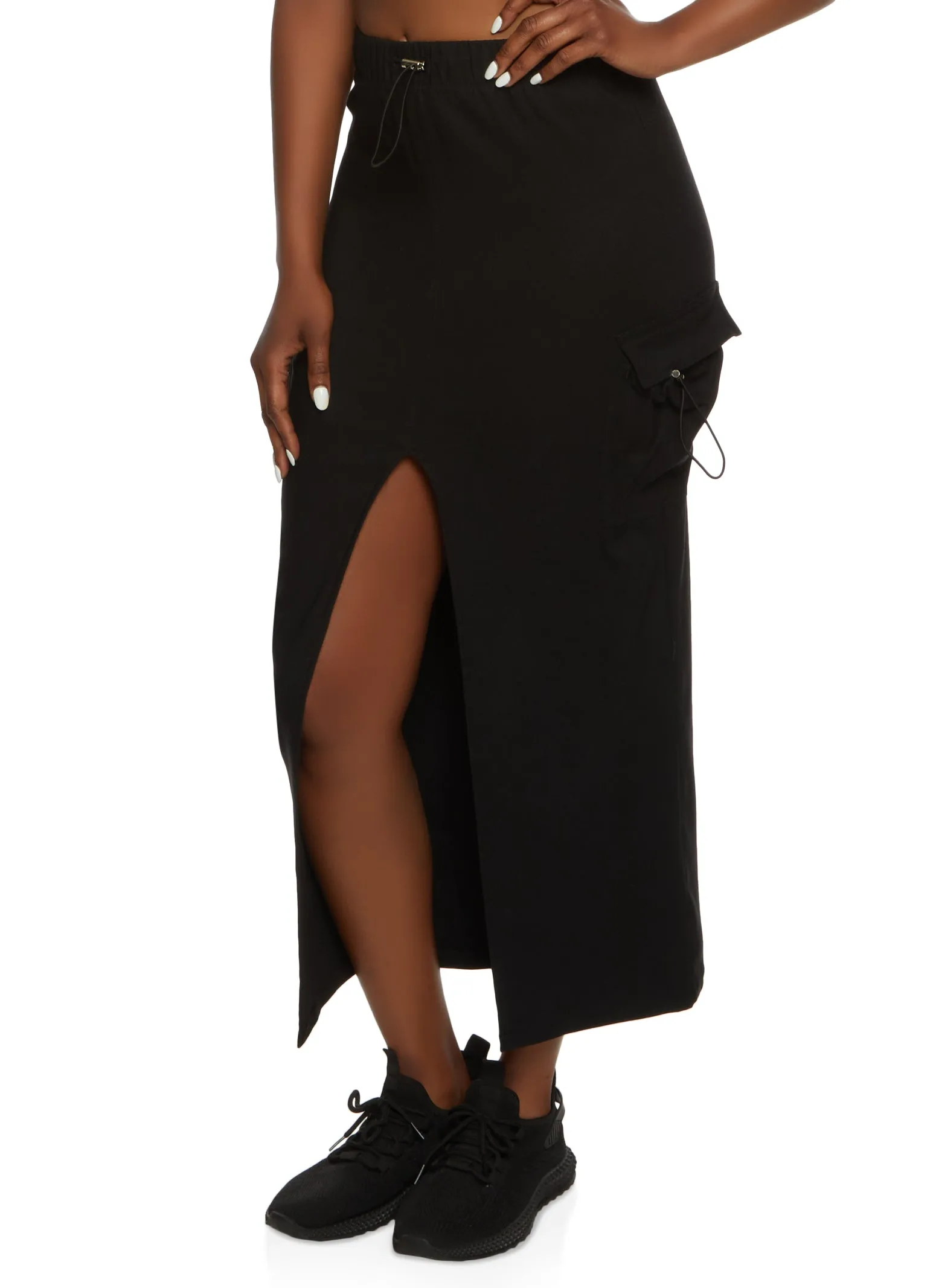 Cargo Pocket Hyperstretch Maxi Skirt sold by Rainbow product image thumbnail 2