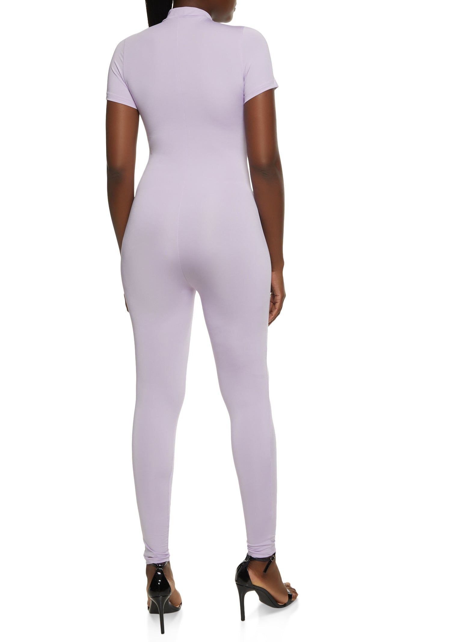 Mock Neck Zip Front Catsuit sold by Rainbow product image thumbnail 2