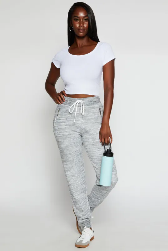 Space Dye Zip Pocket Joggers sold by Rainbow