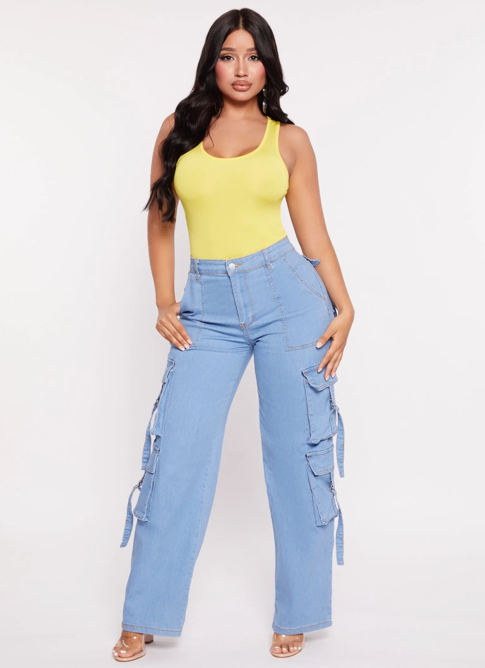 Daisy Scoop Neck Sleeveless Bodysuit sold by Rainbow product image thumbnail 2