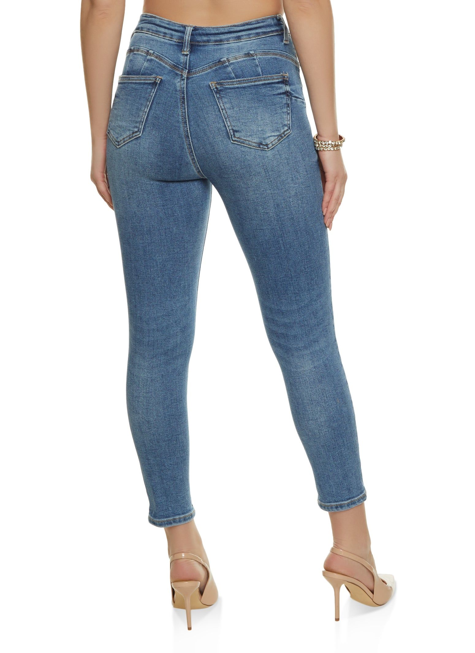 WAX Whiskered Cropped Skinny Jeans sold by Rainbow product image thumbnail 2