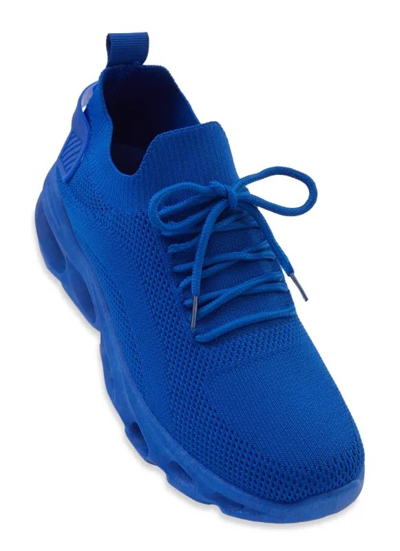 Cut Out Sole Lace Up Sneakers sold by Rainbow