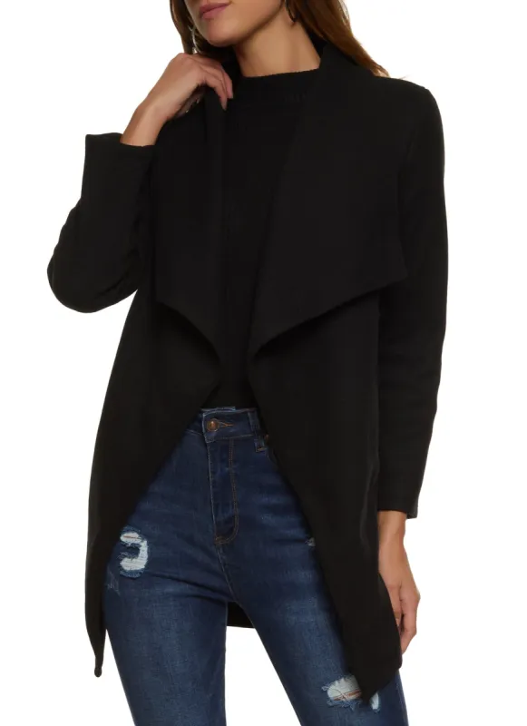 Belted Shawl Collar Wrap Coat sold by Rainbow