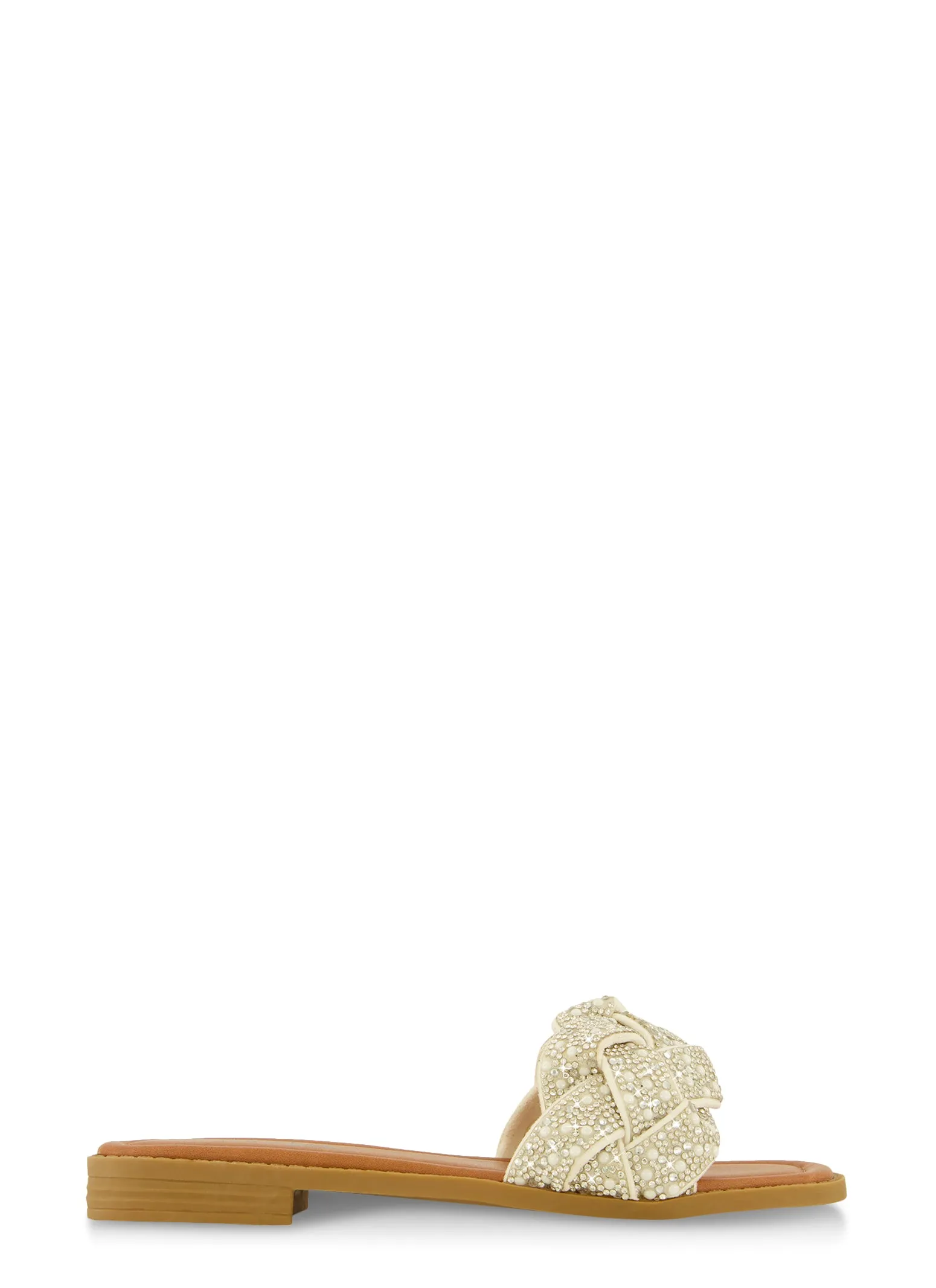 Braided Embellished Flat Sandals sold by Rainbow product image thumbnail 2