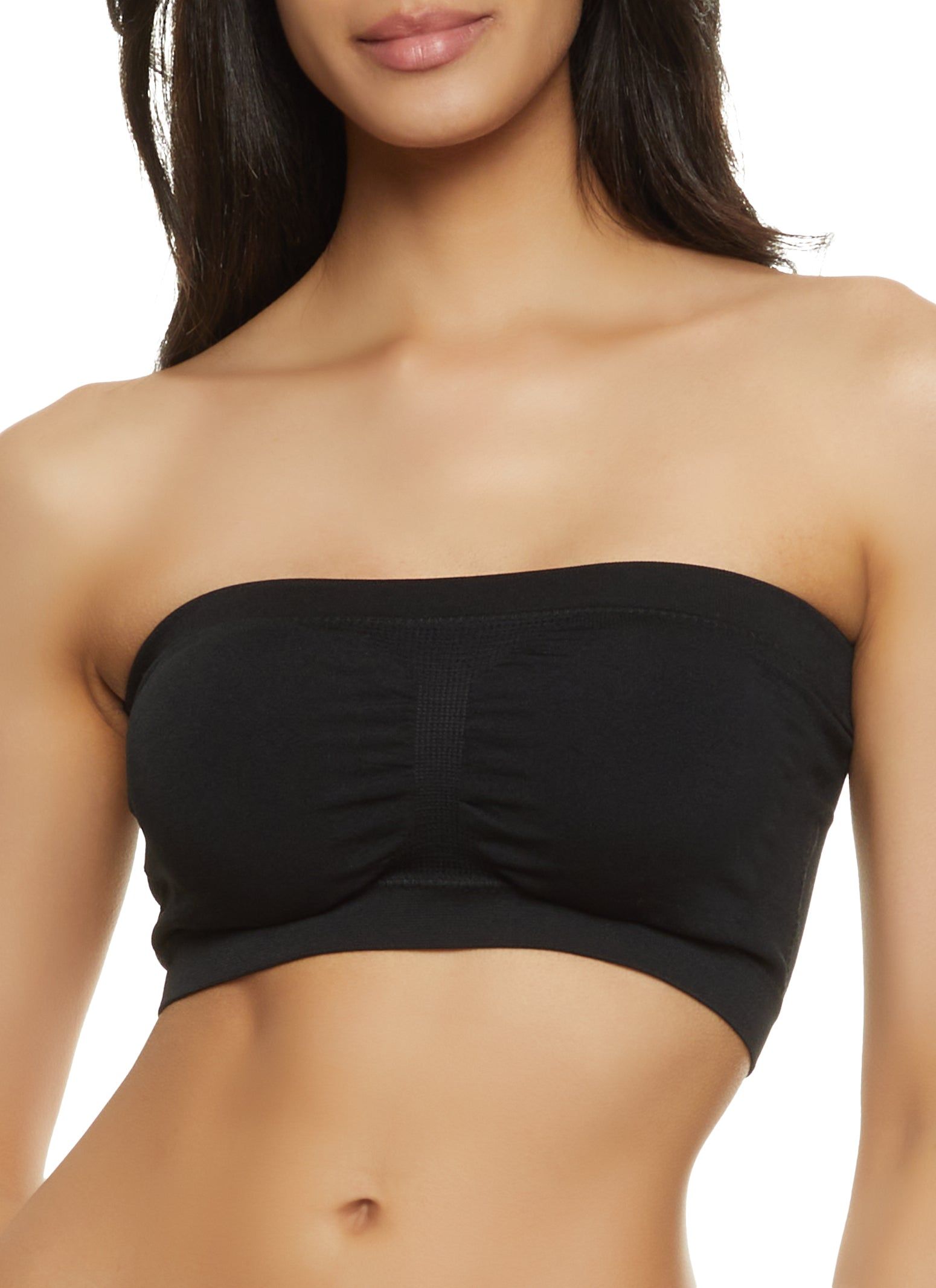 Solid Seamless Bandeau Bra sold by Rainbow