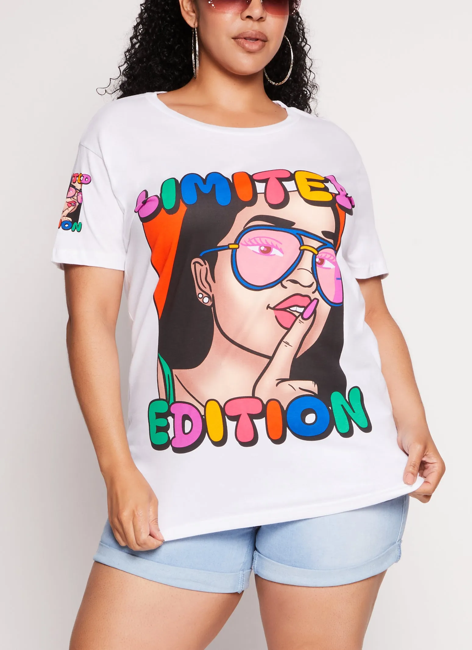 Plus Size Limited Edition Graphic Tee sold by Rainbow