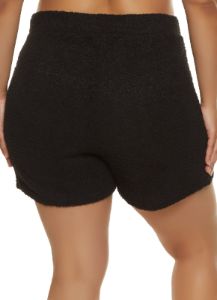 Plus Size Eyelash Knit Shorts sold by Rainbow