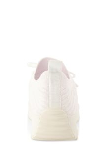 Textured Knit Lace Up Platform Sneakers sold by Rainbow