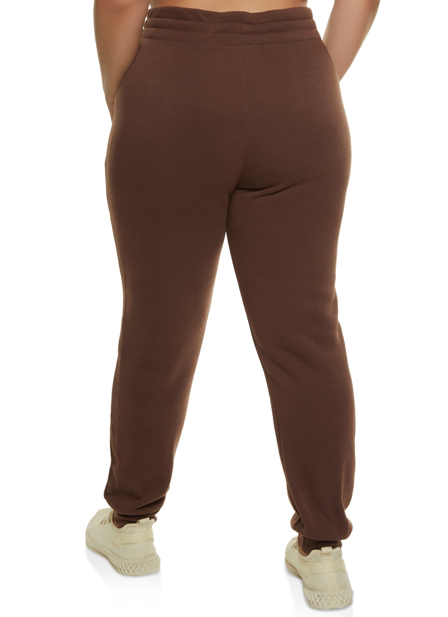 Plus Size Solid Fleece Joggers sold by Rainbow product image thumbnail 2